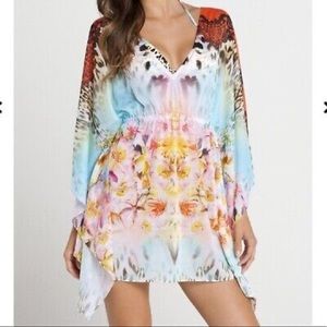 Luli Fama la isla bonita caftan dress one size